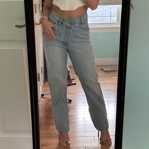 A&F The Dad High Rise Jean